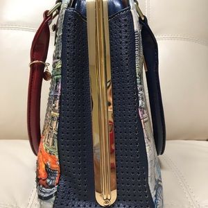 Nicole Lee USA Rhinestone-Encrusted Plastic Rectangle Hand Mirror main image 1